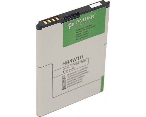 Аккумулятор PowerPlant Huawei Ascend C8813, G510, G520, G525, H867G, U8686, U8685, U8951, W2, Y210, Y301, Y530 и др. (HB4W1H, HB4W1) 1700 mAh