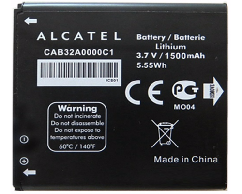 Акумуляторна батарея Alcatel OT916 (CAB32A0000C1, CAB32A0000C2) [Original PRC] 12 міс. гарантії