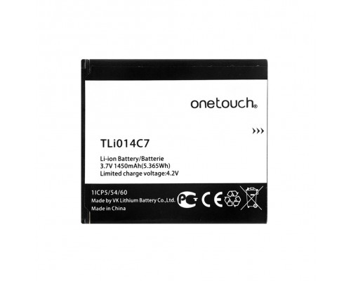 Аккумулятор для Alcatel TLi014C7, One Touch Pixi First 4024D [Original PRC] 12 мес. гарантии