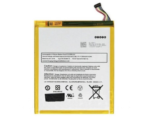 Акумулятор Amazon Kindle Fire HD10.1 flat battery SR87CV/B00VKIY9RG 58-000119 [Original PRC] 12 міс. гарантії