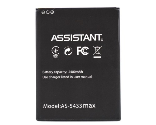 Акумулятор Assistant AS-5433 Max [Original PRC] 12 міс. гарантії