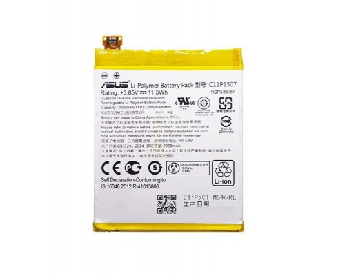 Аккумулятор для Asus C11P1507 (ZenFone Zoom ZX551 / ML, ZX550) [Original PRC] 12 мес. гарантии