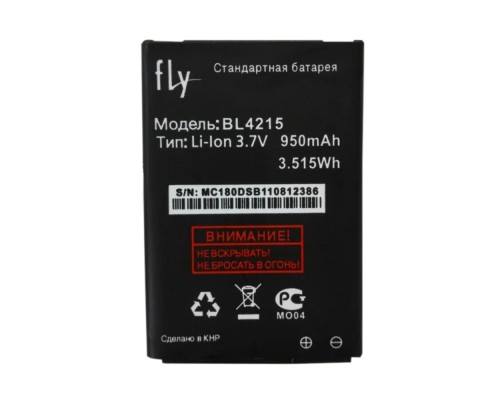 Аккумулятор для Fly BL4215 / MC180 [Original] 12 мес. гарантии