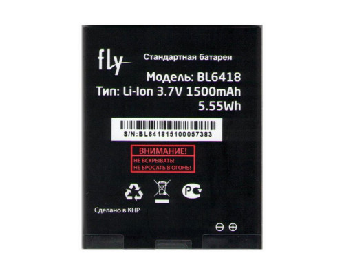 Аккумулятор для Fly BL6418 / FS403 [Original PRC] 12 мес. гарантии