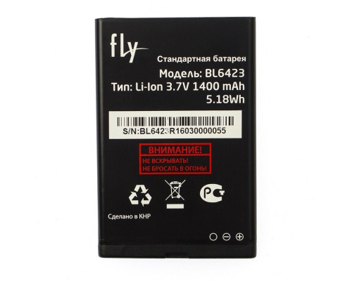 Аккумулятор для Fly BL6423 / FF281 [Original PRC] 12 мес. гарантии