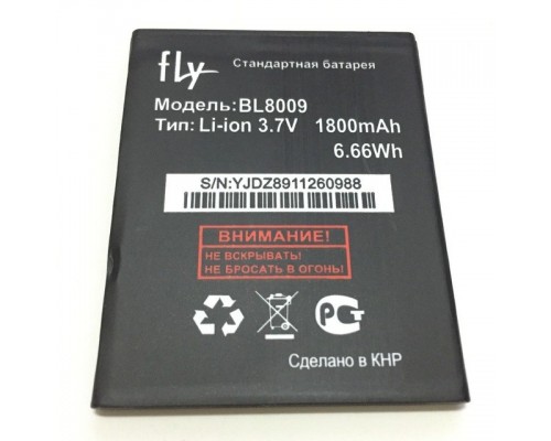 Аккумулятор для Fly BL8009 (FS451) [Original PRC] 12 мес. гарантии