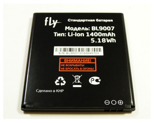 Аккумулятор для Fly BL9007 (1400 mAh) FS402 Stratus 2 [Original PRC] 12 мес. гарантии