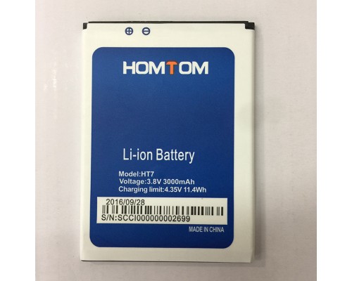 Аккумулятор для Homtom HT7/ HT7 Pro [Original PRC] 12 мес. гарантии