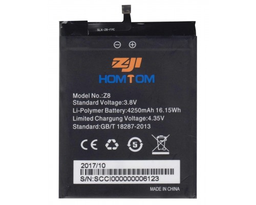 Аккумулятор для Homtom ZOJI Z8 (4250 mAh) [Original] 12 мес. гарантии