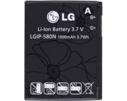 Акумулятор LG GT505 (LGIP-580N) [Original PRC] 12 міс. гарантії