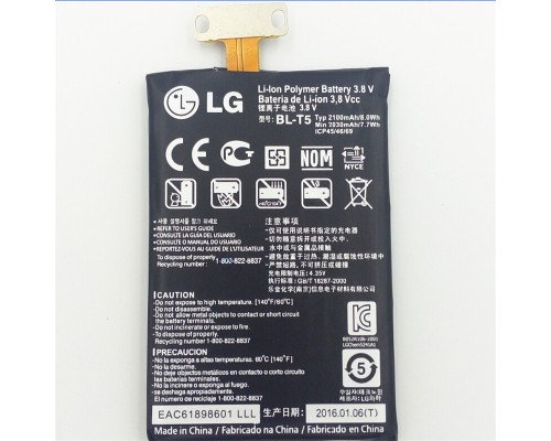 Акумулятори LG Nexus 4 E960, E970, E975 (BL-T5) [Original PRC] 12 міс. гарантії, 2100 mAh