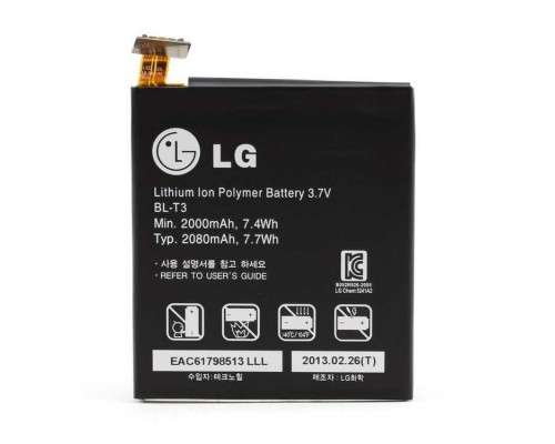 Аккумулятор для LG P895, BL-T3 [Original PRC] 12 мес. гарантии