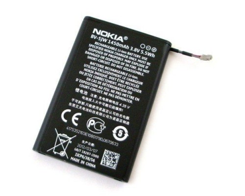 Акумулятор Nokia Lumia 800, N9 (BV-5JW) [Original] 12 міс. гарантії