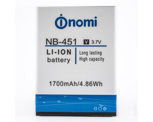 Аккумулятор для Nomi NB-451 - i451 Twist [Original PRC] 12 мес. гарантии
