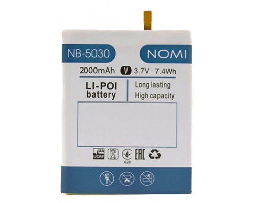 Аккумулятор для Nomi NB-5030 i5030 Evo X [Original PRC] 12 мес. гарантии