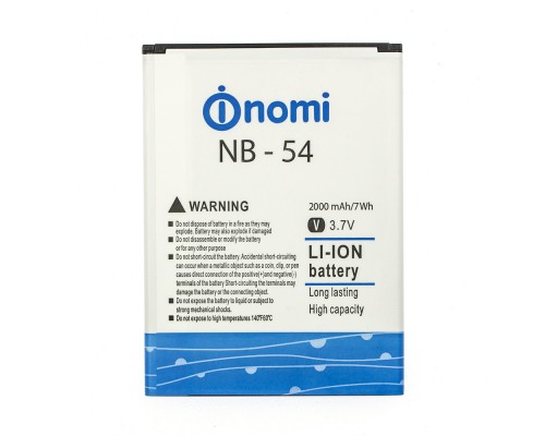 Аккумулятор для Nomi NB-54 (i504 Dream) [Original PRC] 12 мес. гарантии
