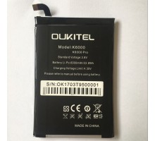 Аккумулятор для Oukitel K6000/ K6000 Pro 6000 mAh [Original PRC] 12 мес. гарантии