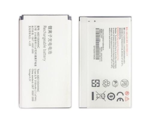 Акумулятор Philips Xenium S308, X1560 Xenium, X5500 Xenium (AB3100AWMT) (3100mAh)/(AB2900AWMC)/(2900mAh) [Original PRC] 12 міс. гарантії