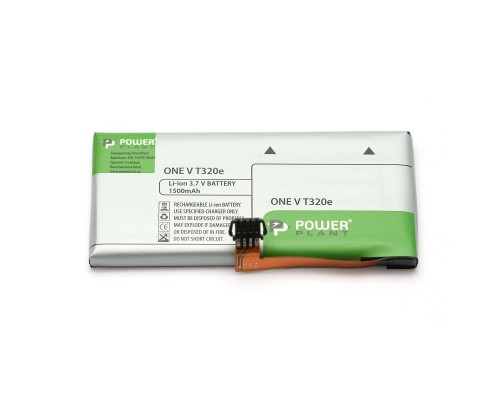 Акумулятор PowerPlant HTC One V T320e (BK76100, BV76100) 1500mAh