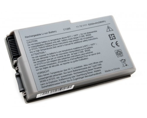 Акумулятор для ноутбуків DELL Latitude D600 (C1295, DE D600, 3S2P) 11.1V 5200mAh