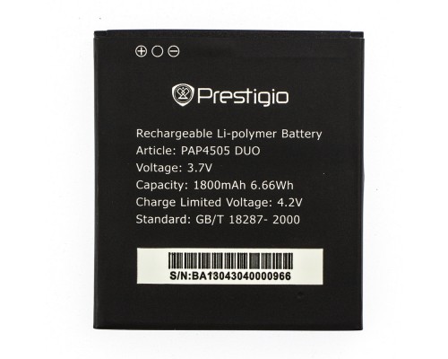 Аккумулятор для Prestigio PAP4505 [Original PRC] 12 мес. гарантии