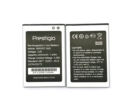 Акумулятор Prestigio PSP3537 DUO (2000mAh) [Original PRC] 12 міс. гарантії