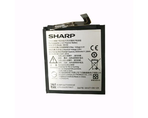 Аккумулятор для SHARP AQUOS s2 (HE332) [Original PRC] 12 мес. гарантии