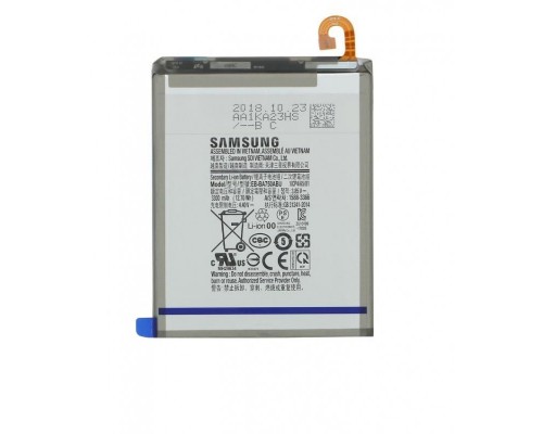 Акумулятор Samsung A7 2018 (A750) / A10 2018 (A105) / M10 2018 (M105) / EB-BA750ABU/E 3300 mAh [Original PRC] 12 міс. гарантії