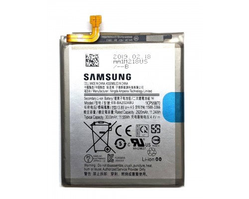 Аккумулятор для Samsung EB-BA202ABU Galaxy A20e SM-A202F [Original] 12 мес. гарантии