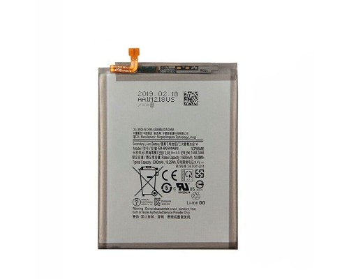 Аккумулятор для Samsung M20 SM-M205 / M30 SM-M305 / A40S SM-A407 / EB-BG580ABU 5000 mAh [Original PRC] 12 мес. гарантии