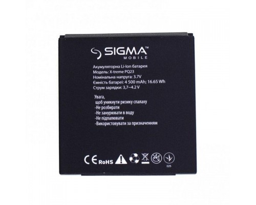 Аккумулятор для Sigma X-TREME PQ23 [Original PRC] 12 мес. гарантии