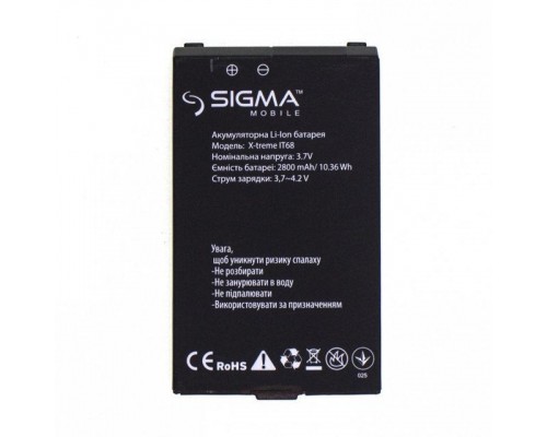 Акумулятор Sigma X-TREME IT68 [Original PRC] 12 міс. гарантії