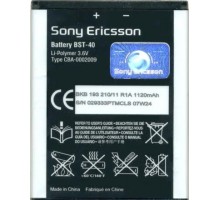 Аккумулятор для Sony Ericsson BST-40 [Original PRC] 12 мес. гарантии