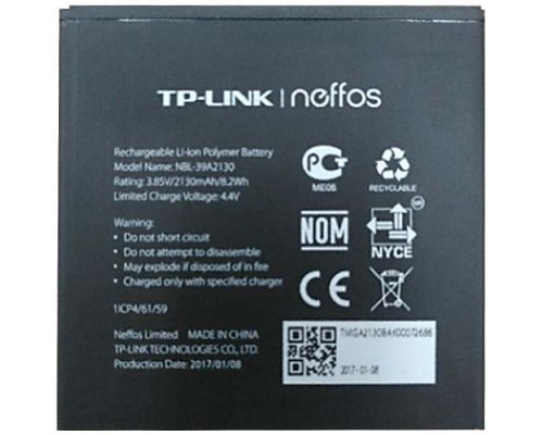 Акумулятор Tp-Link Neffos Y5/NBL-39A2130 [Original] 12 міс. гарантії
