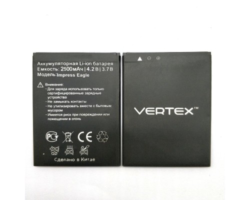 Акумуляторна батарея Vertex Impress Eagle 2500mAh [Original PRC] 12 міс. гарантії