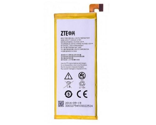 Акумулятор ZTE Li3823T43P6hA54236-H (Short cable version!) 2300mAh (Blade VEC 4G) [Original PRC] 12 міс. гарантії