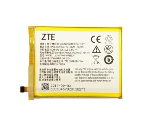 Акумулятор ZTE Li3927T44P8h786035 Blade V8 [Original PRC] 12 міс. гарантії