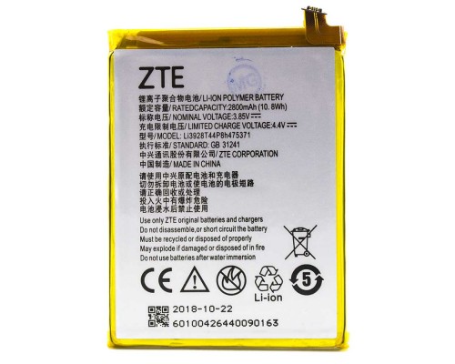 Акумулятор ZTE Li3928T44P8h475371 ZTE Axon Mini/A2015/B2015/B2016/Blade A1/C880/Small Fresh 3 [Original] 12 міс. гарантії