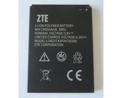 Акумулятор ZTE N986, Li3823T43P3h [Original PRC] 12 міс. гарантії