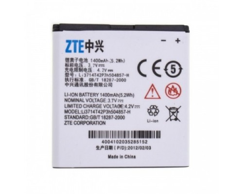 Акумулятор ZTE U830, Li3817T42P3h735044 [Original PRC] 12 міс. гарантії
