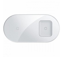 Беспроводное ЗУ Baseus Simple 2in1 (WXJK-02) White (Phone + Pods)