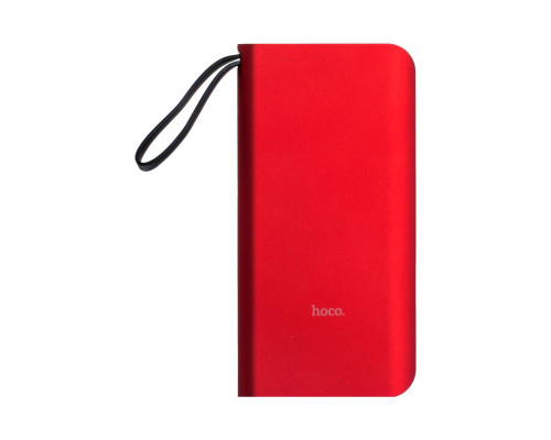 Повербанк Hoco J25 With Cable Lightning 10000 mAh Червоний