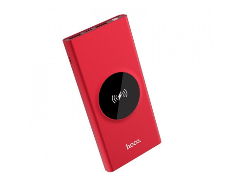 Повербанк Hoco J37 Wisdom Wireless 10000 mAh Червоний