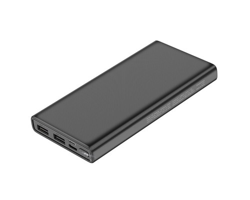 Повербанк Hoco J55 Neoteric Mobile (10000 mAh/Out: 2USB 5V/2A/In: Type-C, micro-USB 5V/2A) з LED індикатором, Чорний