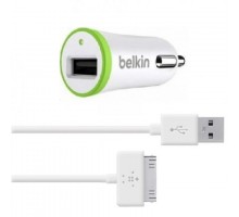 Зарядное устройство Belkin iPhone 4 5V 2.1A +Cable, White