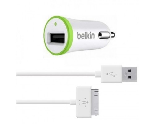 Зарядний пристрій Belkin iPhone 4 5V 2.1A +Cable, White