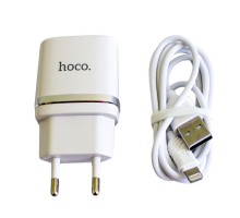 Зарядное устройство Hoco C11 White 1USB (1A)