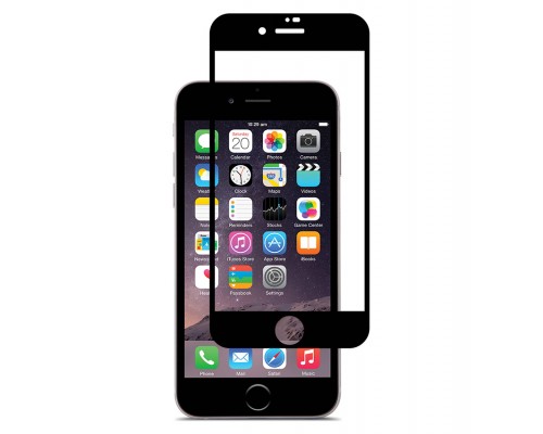 Захисне скло Full screen PowerPlant для Apple iPhone 7 Plus, Black