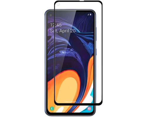 Захисне скло Full screen PowerPlant для Samsung Galaxy A60, Black