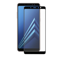 Захисне скло Full screen PowerPlant для Samsung Galaxy A8+ (2018), Black